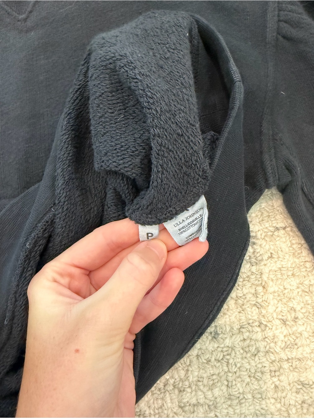 Ulla Johnson Ava Pullover in Onyx - Picture 6 of 6